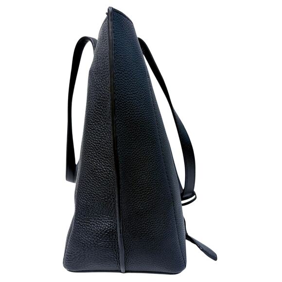 MICHAEL KORS Black Leather Tote Bag - “Ana” - Perfect Lux Designer Everyday Bag! - Picture 9 of 11